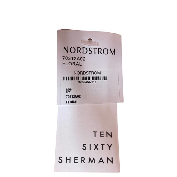 Ten Sixty Sherman Smocked Mini Floral Print Skirt Orange - Picture 6 of 6